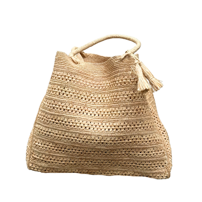 Stor Strandtaske - Tsara XL - Natur