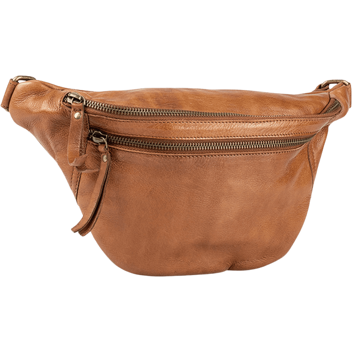 Faust er en bumbag taske fra ReDesigned. Denne er i farven walnut som er en mørkebrun læder