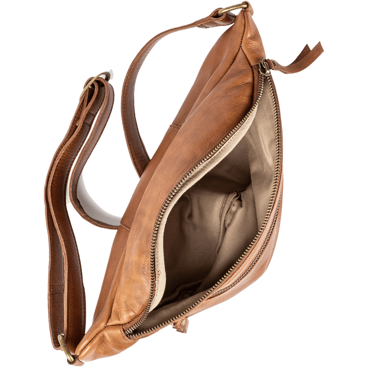 Faust er en bumbag taske fra ReDesigned. Denne er i farven walnut som er en mørkebrun læder