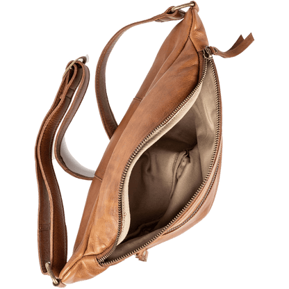 Faust er en bumbag taske fra ReDesigned. Denne er i farven walnut som er en mørkebrun læder