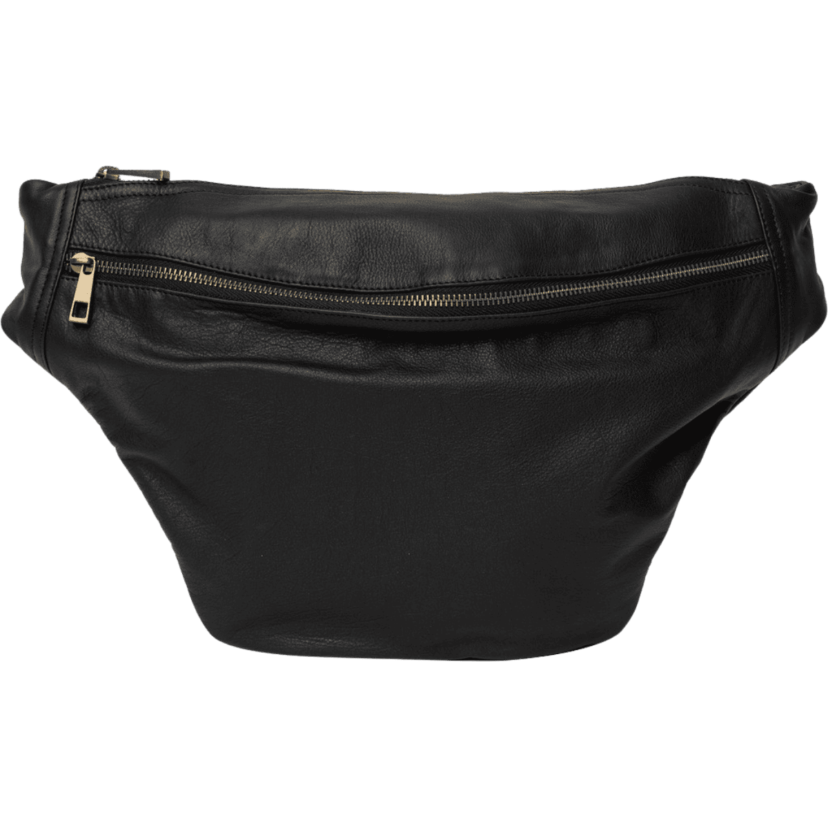 Merla er en stor bumbag taske fra ReDesigned. Denne er i farven black som er en sort læder