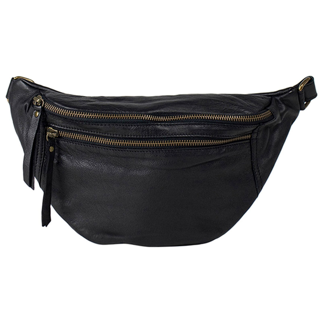 Faust, sort bumbag i læder, fra ReDesigned
