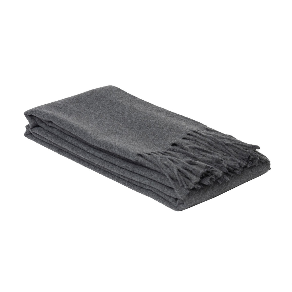 Tørklæde i cashmeremix fra ReDesigned i en grå farve
