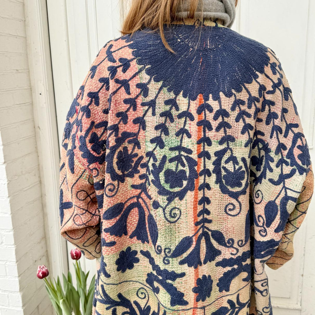 Vintage Moon Suzani Kantha Jakke