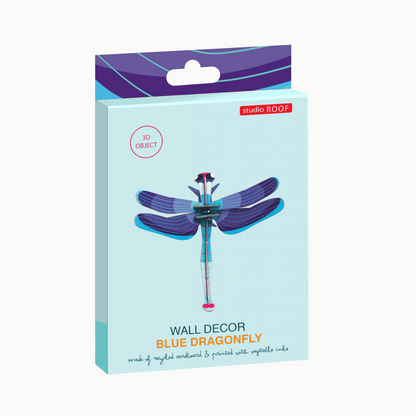 Vægdekoration - Sapphire Dragonfly