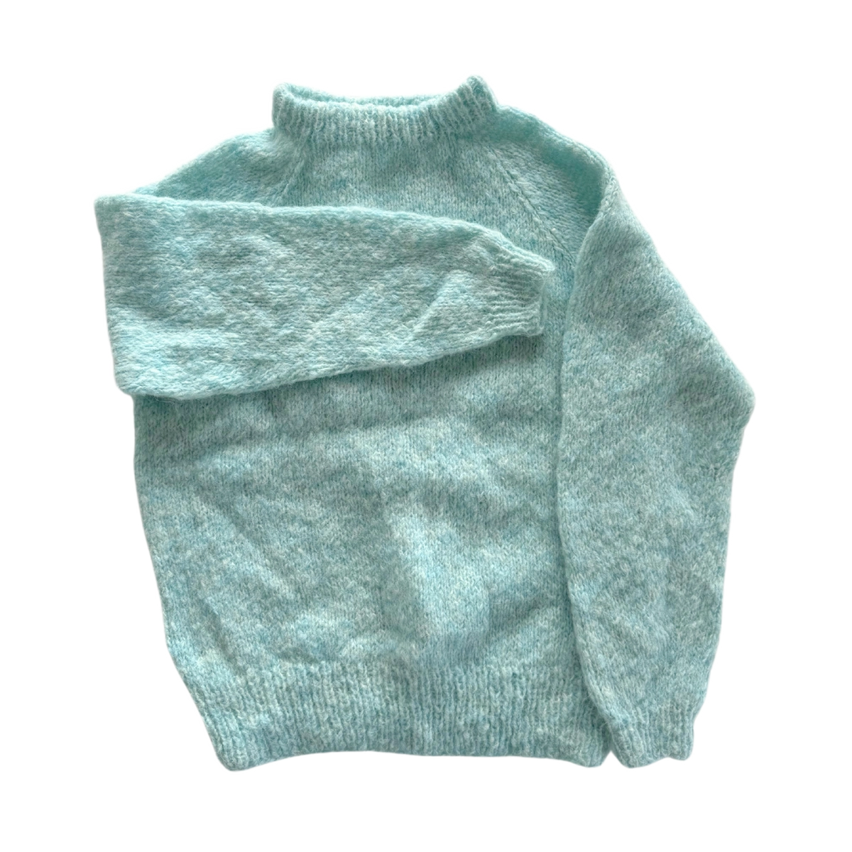 Ida Striktrøje - Alpacamix - Aqua