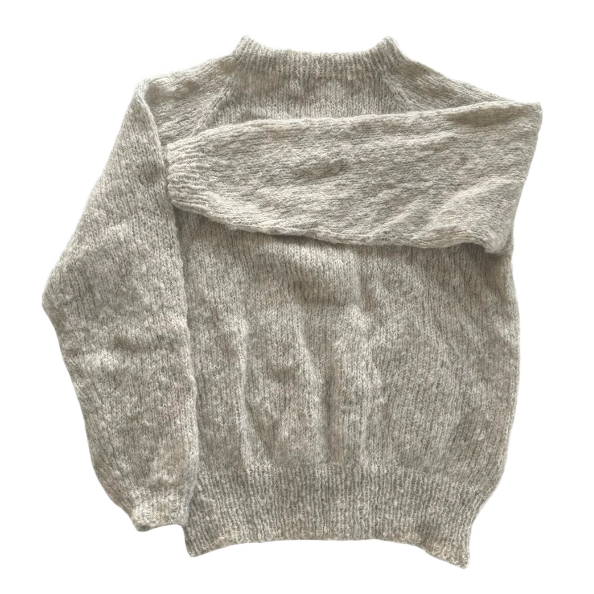 Ida Striktrøje - Alpacamix - It. Grey