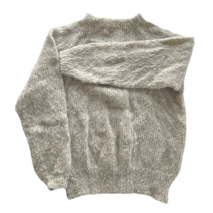 Ida Striktrøje - Alpacamix - It. Grey