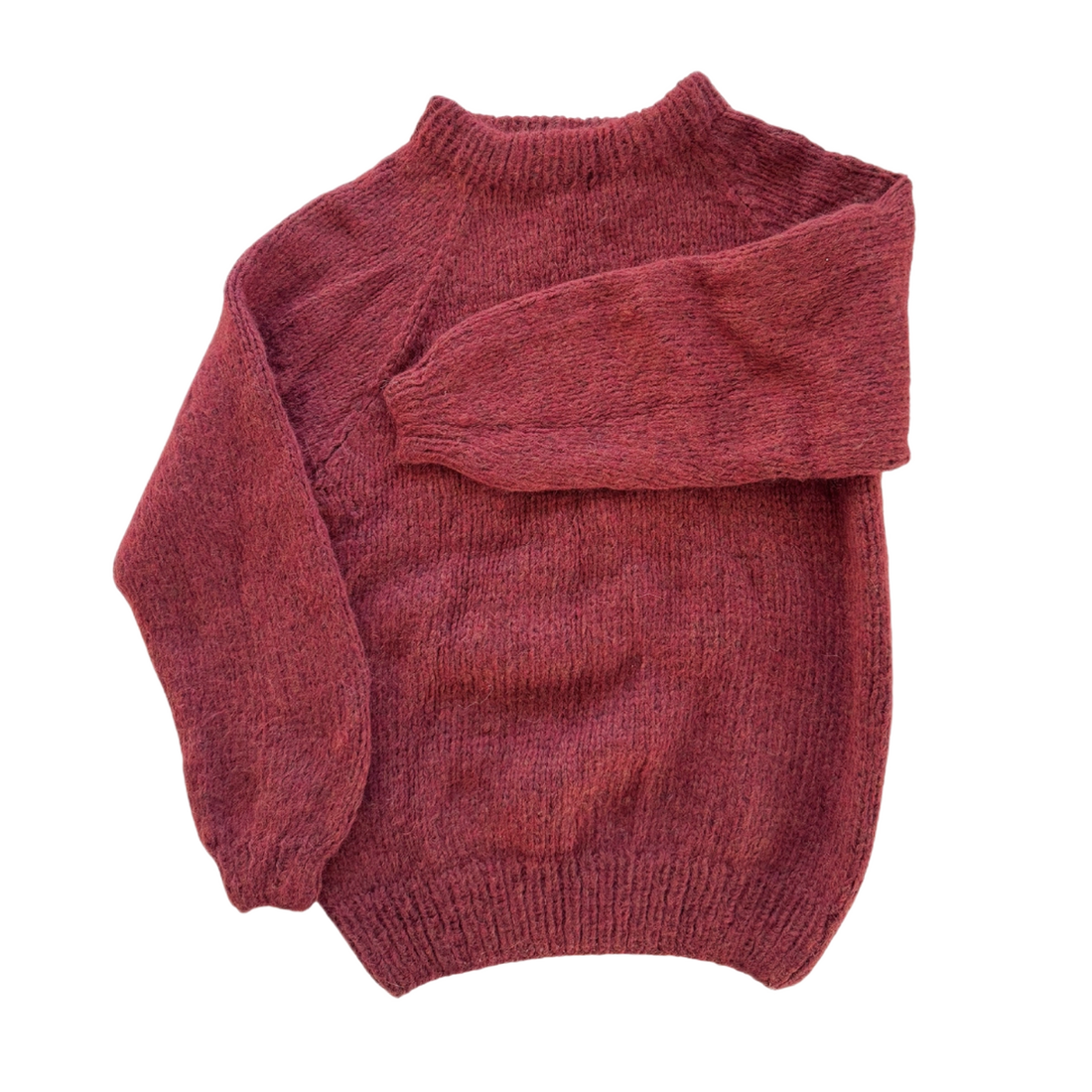 Ida Striktrøje - Alpacamix - Winered