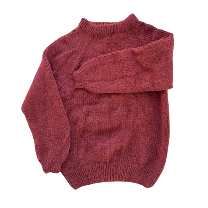 Ida Striktrøje - Alpacamix - Winered