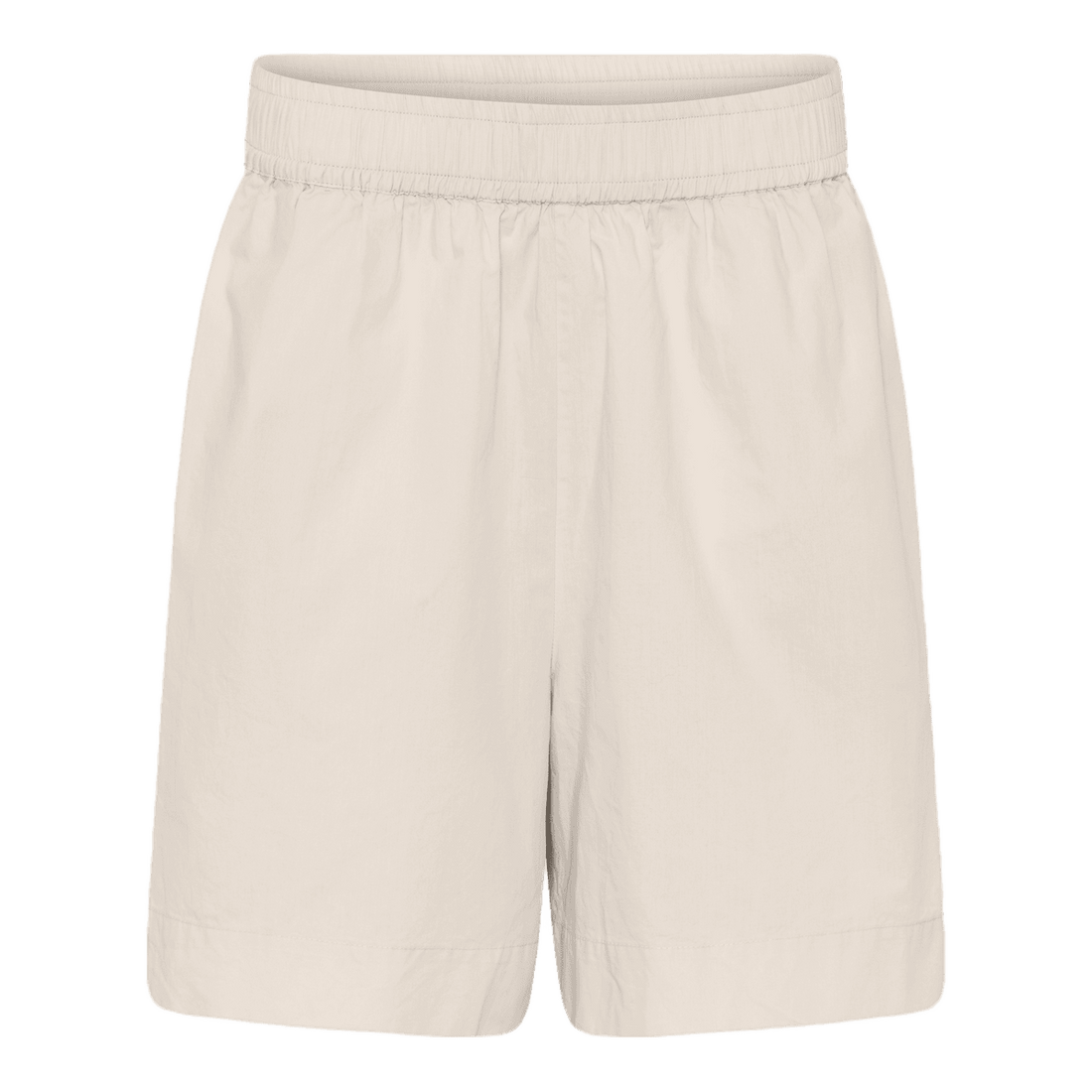 Sydney shorts fra FRAU med elastik i taljen. Disse er i bomuld og i lyse creme