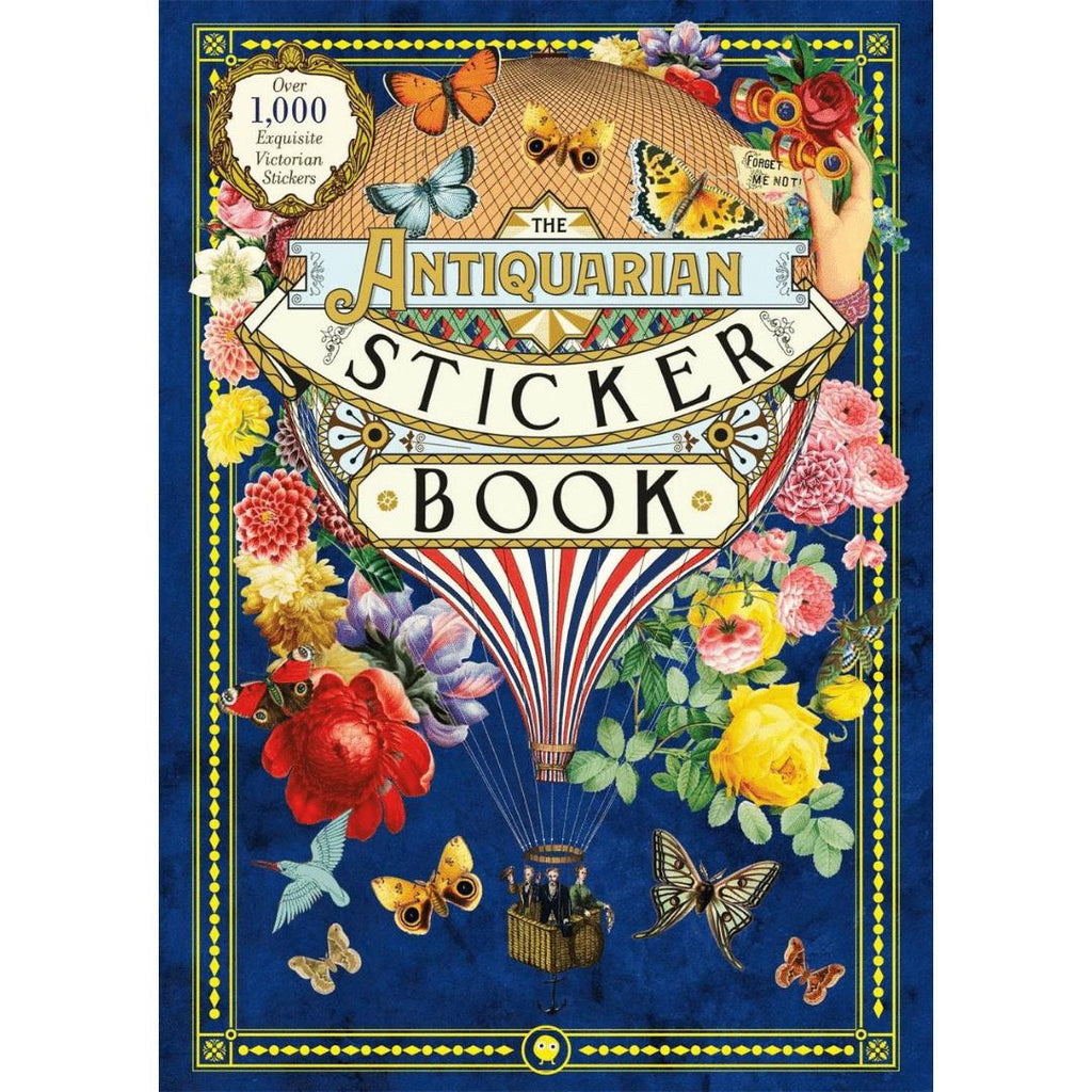 Antiquarian Sticker Book er en bog fyldt med smukke klistermærker. Den er perfekt til den der elsker at lave scrapbooks, kunstelskeren eller til enhver, der bare elsker klistermærker. Bogen inderholder nemlig tusindvis af flotte klistermærker! 