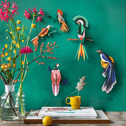 Vægdekoration - Paradise Bird, Flores