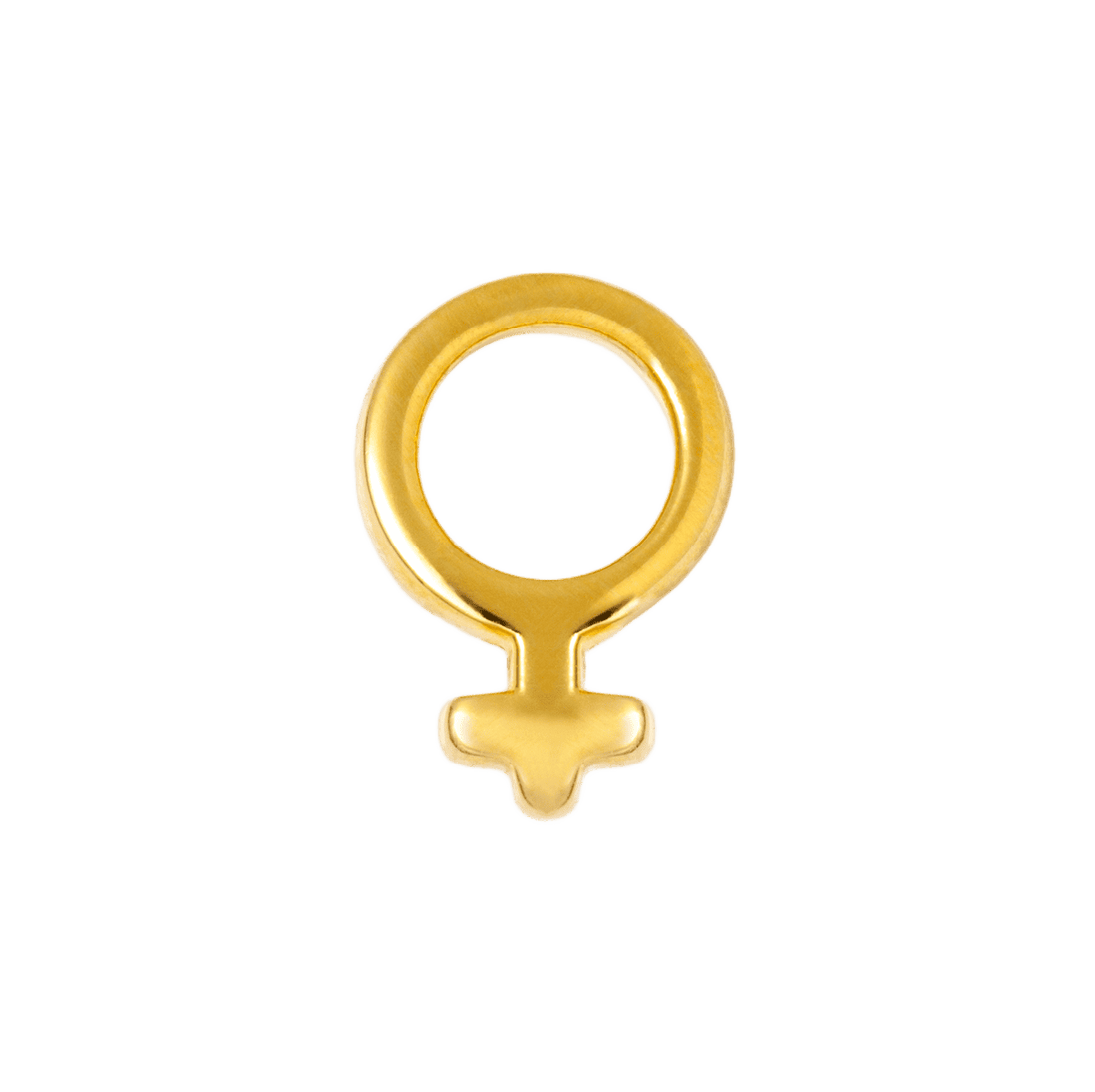 Ørestik/ørering fra LULU CPH i guld som er kvindetegnet