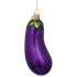 Lilla aubergine julekugle