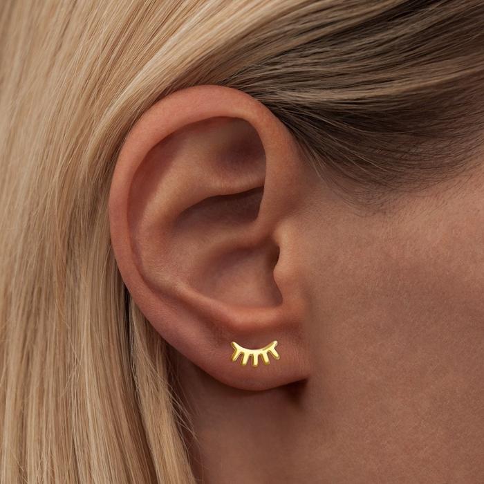 Ørering i øjenvippe motiv fra LULU