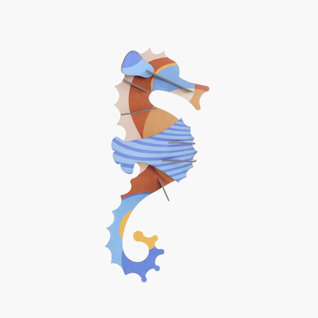 farverig søhest fra studio roof