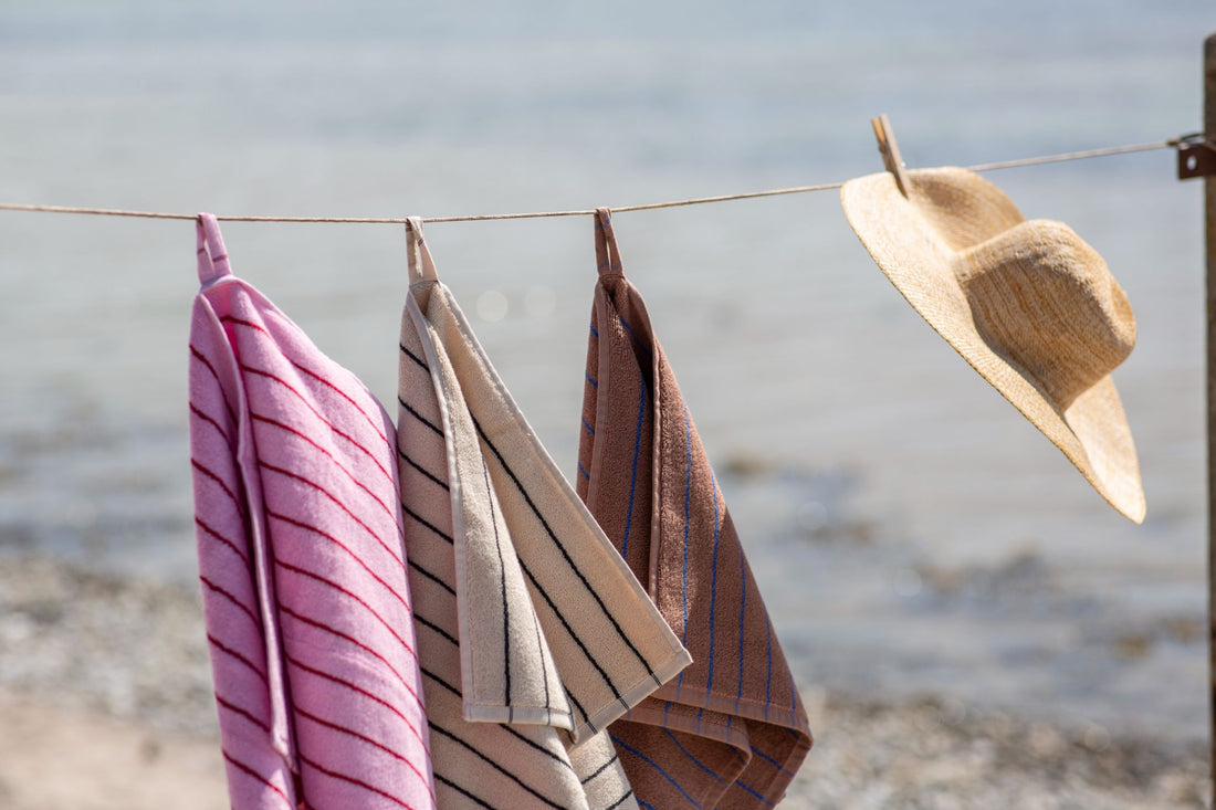 Stribet bongusta håndklæder