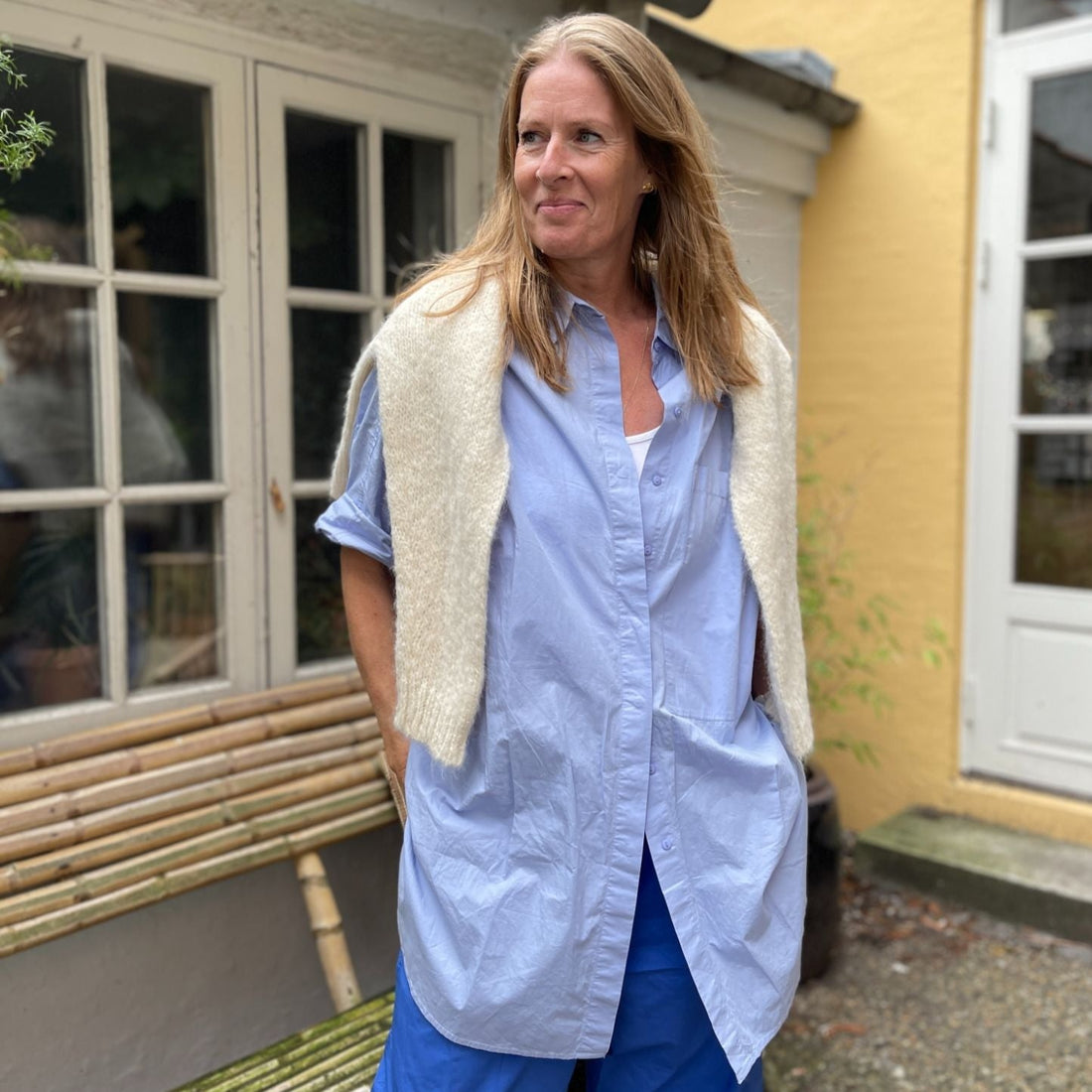 Lyon Skjorte fra danske FRAU. I økologisk bomuld og i farven &