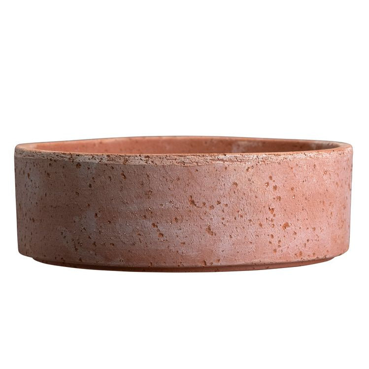 Frostsikker terracotta underskål til potter fra The Hoff Collection, lavet af Bergs Potter