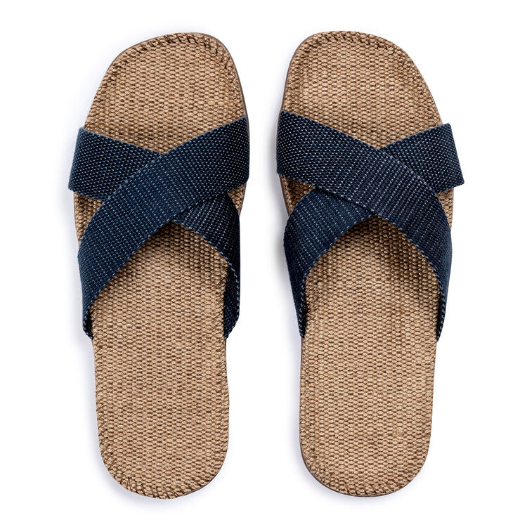 Shangies unisex, en bred sandal i jute, til mænd og kvinder