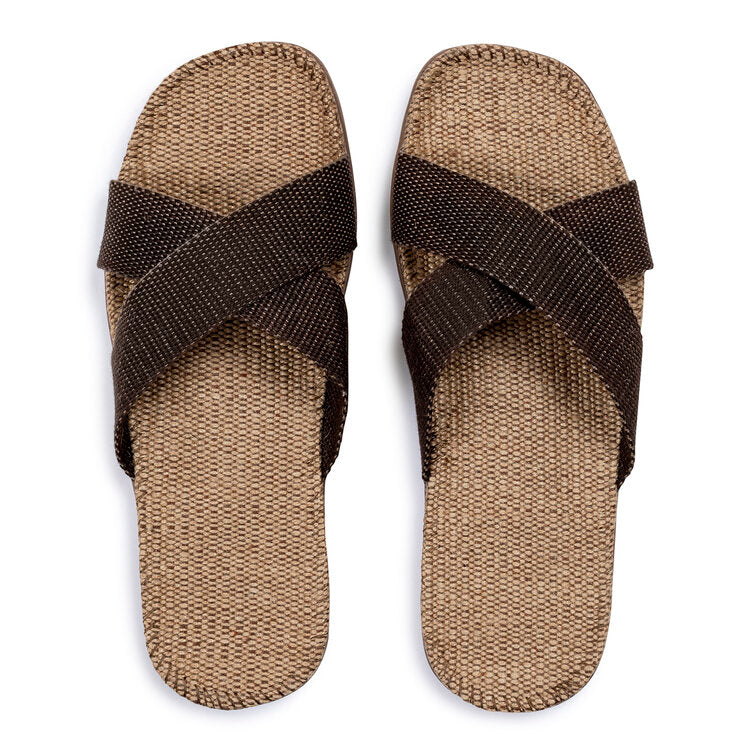 Shangies, komfortable brune unisex sandaler