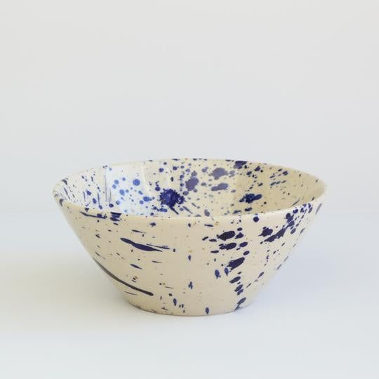 lille blue splash øbowl