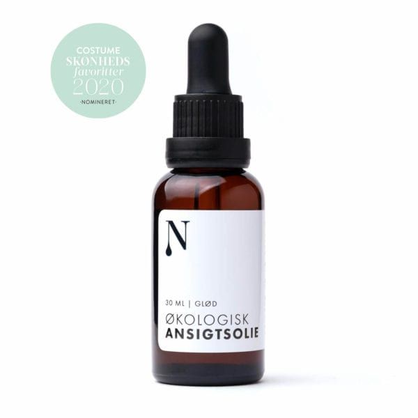 Økologisk Ansigtsolie Glød, 30 ml, Fra Naturligolie