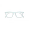 læsebrille fra izipizi i farven misty blue (lys blå)