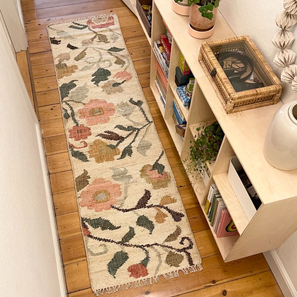 FLORA jute kelim løber fra LIV Interior