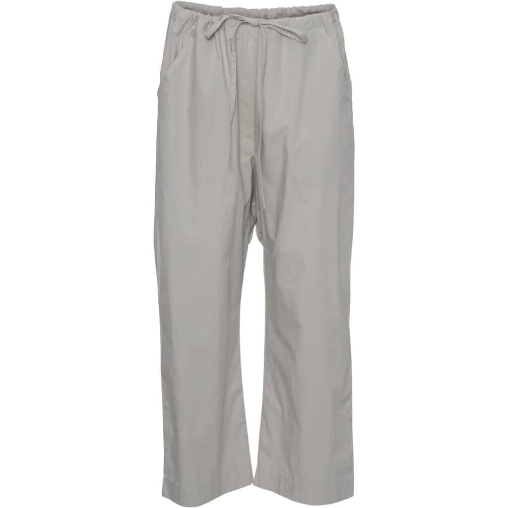 Frau, Milano, Brede grå bukser med elastiksnørre