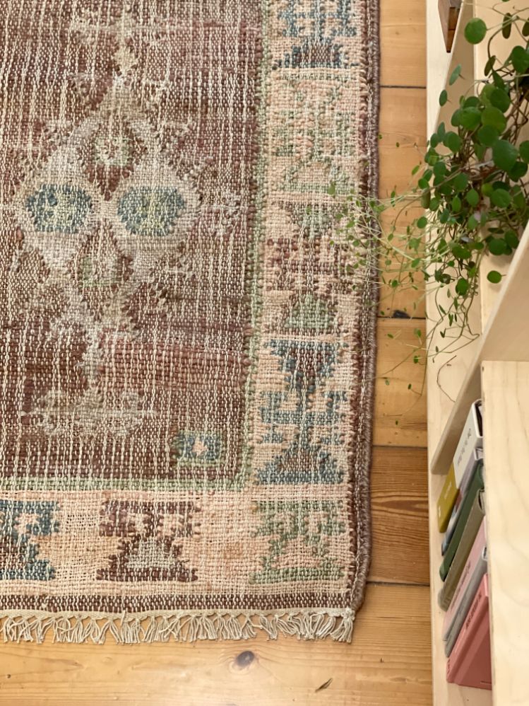 Muscat jute kelim løber fra LIV Interior