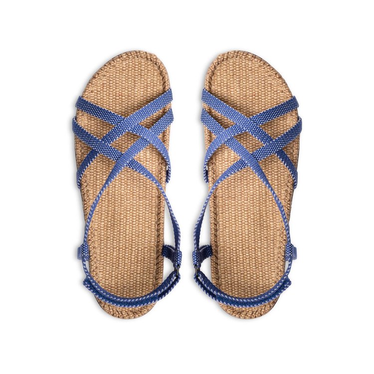 Den feminine blå sandal Shangies woman 