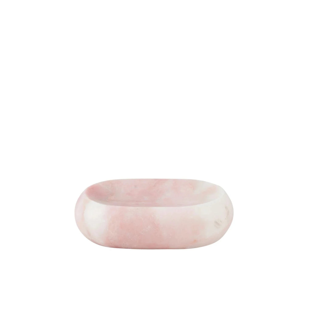 Sæbeskål i pink marmor fra hollandske STONED