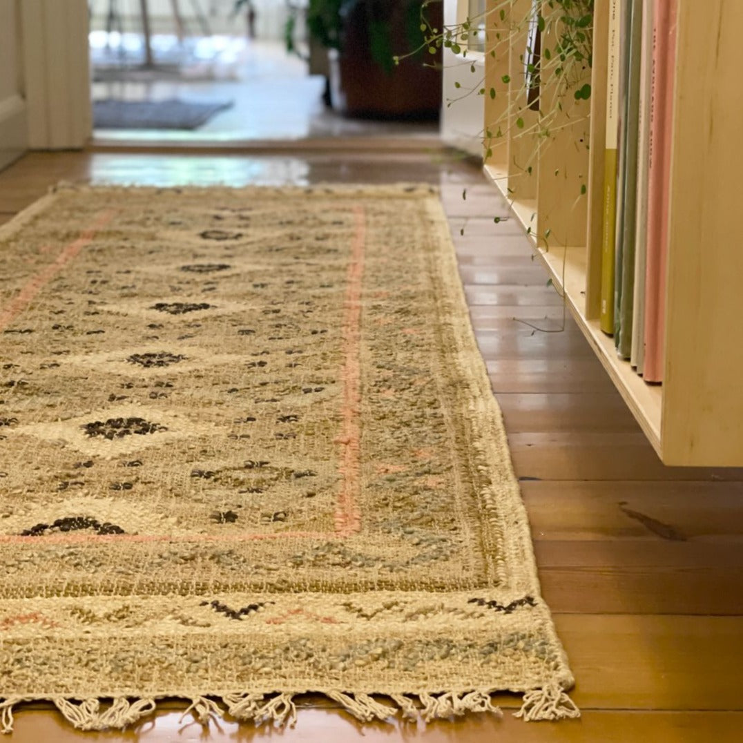 Provence jute kelim løber fra LIV Interior