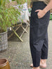 Oslo bukser i sort fra frau, lavet i 100% økologisk bomuldspoplin